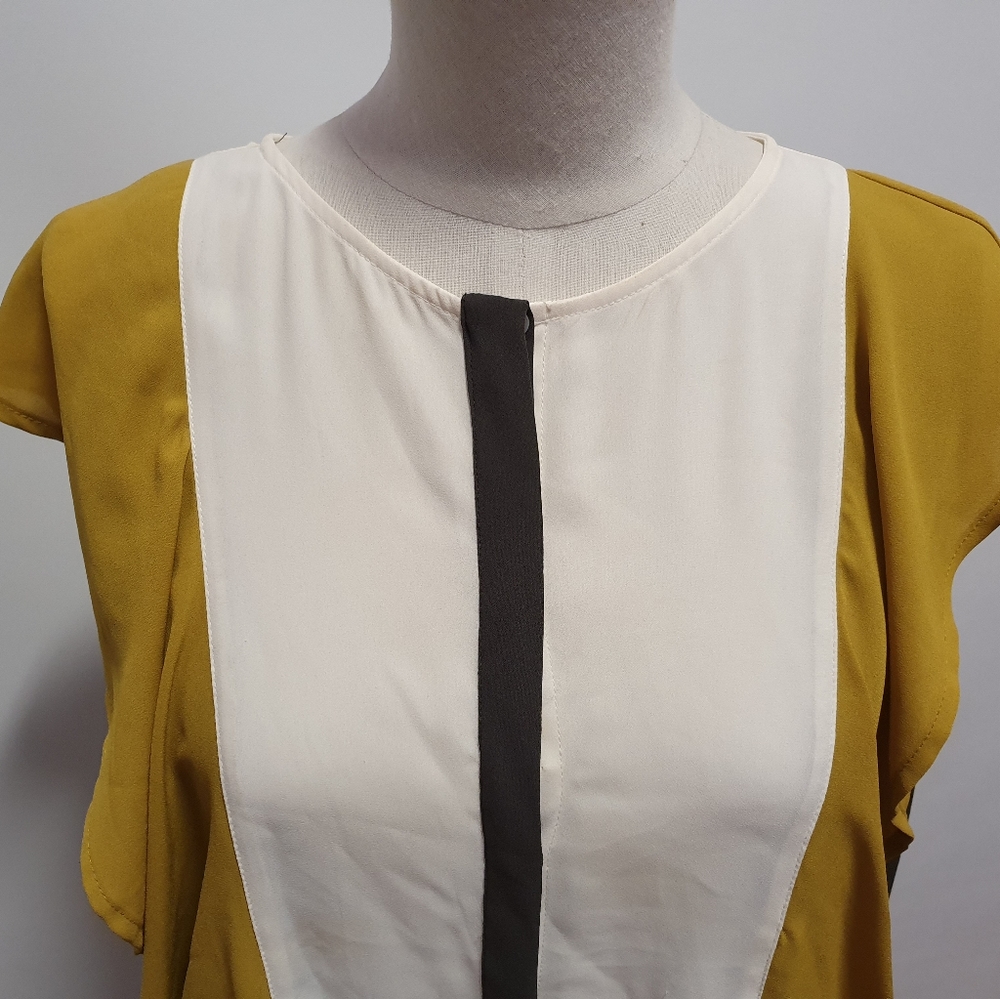 Women's Zara Basic Blouse Top Size L - Picture 2 of 16